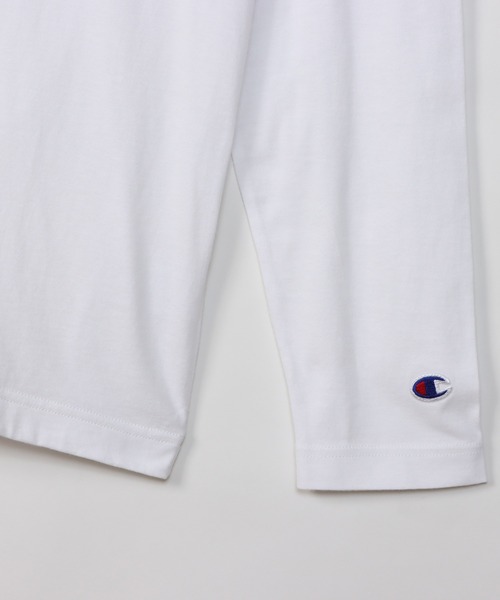 Champion(チャンピオン)の「【Champion/チャンピオン】メンズ ベーシック ロングスリーブTシャツ(Tシャツ/カットソー・メンズ・ブラック/グレー/ネイビー/ホワイト/グリーン・SMALL/LARGE/MEDIUM/X-LARGE)」の16枚目の写真