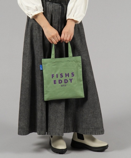niko and...（ニコアンド）の「【Fishs Eddy(フィッシュエディ)】カラーロゴトートバッグＳ（トートバッグ・レディース・ブルー/チャコール/ベージュ/グリーン・FREE）」の19枚目の写真