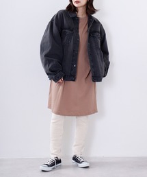 atONE オーバーサイズ膝丈ワンピース