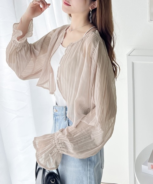 2wayプリーツショルダーブラウス LASUD｜2wayプリーツショルダーブラウス | Rakuten Fashion(楽天