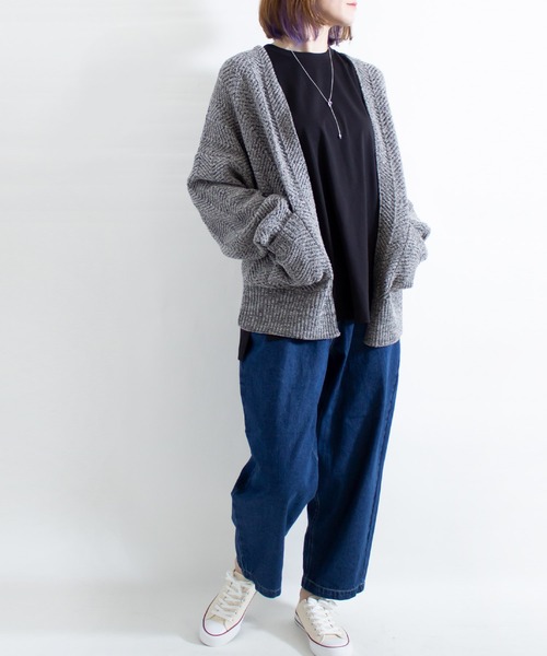 hunch（ハンチ）の「【HUNCH（ハンチ）】ヘリンボーン柄 ニット