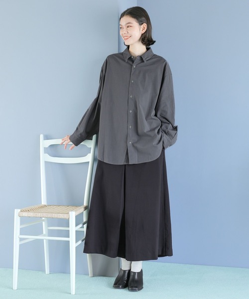 niko and...(ニコアンド)の「スッキリタックスカーチョパンツ(その他パンツ・レディース・ブルー/アイボリー/チャコール/ブラック・LARGE/MEDIUM)」の7枚目の写真