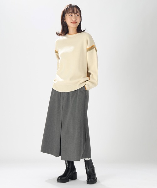 niko and...(ニコアンド)の「スッキリタックスカーチョパンツ(その他パンツ・レディース・ブルー/アイボリー/チャコール/ブラック・LARGE/MEDIUM)」の12枚目の写真