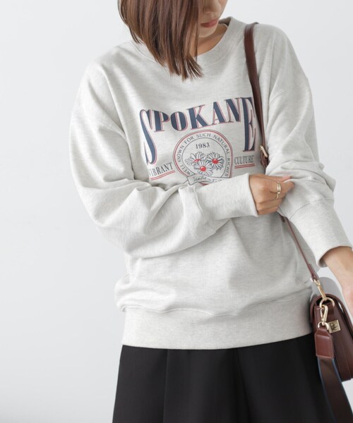 FREE'S MART（フリーズマート）の「ロゴビッグスウェット（Tシャツ/カットソー・レディース・ブラウン/グリーン/ホワイト系その他・FREE）」の5枚目の写真