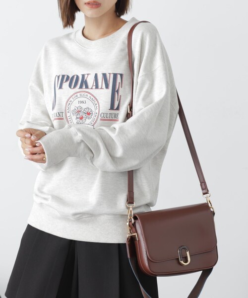 FREE'S MART（フリーズマート）の「ロゴビッグスウェット（Tシャツ/カットソー・レディース・ブラウン/グリーン/ホワイト系その他・FREE）」の6枚目の写真