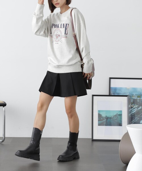 FREE'S MART（フリーズマート）の「ロゴビッグスウェット（Tシャツ/カットソー・レディース・ブラウン/グリーン/ホワイト系その他・FREE）」の9枚目の写真