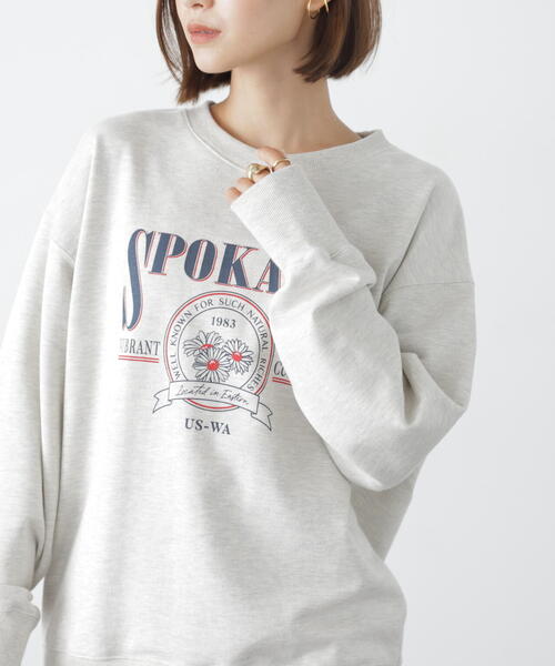 FREE'S MART（フリーズマート）の「ロゴビッグスウェット（Tシャツ/カットソー・レディース・ブラウン/グリーン/ホワイト系その他・FREE）」の16枚目の写真