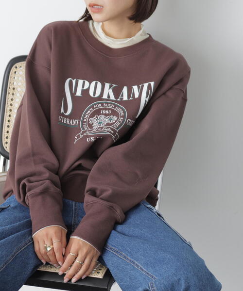 FREE'S MART（フリーズマート）の「ロゴビッグスウェット（Tシャツ/カットソー・レディース・ブラウン/グリーン/ホワイト系その他・FREE）」の20枚目の写真