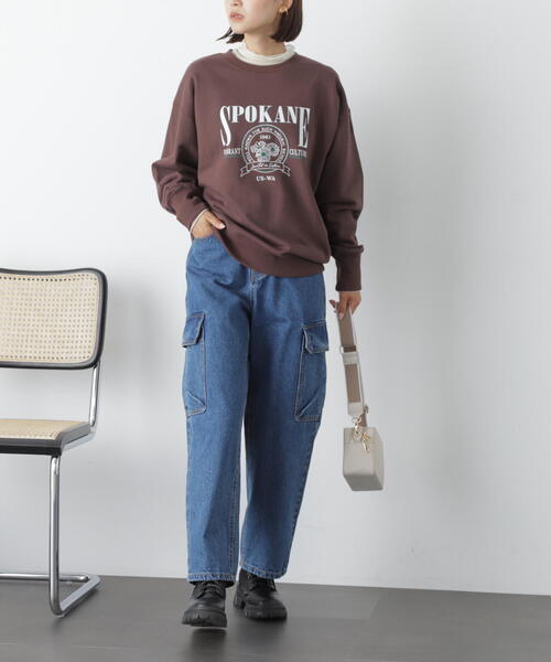 FREE'S MART（フリーズマート）の「ロゴビッグスウェット（Tシャツ/カットソー・レディース・ブラウン/グリーン/ホワイト系その他・FREE）」の21枚目の写真