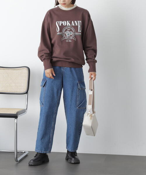 FREE'S MART（フリーズマート）の「ロゴビッグスウェット（Tシャツ/カットソー・レディース・ブラウン/グリーン/ホワイト系その他・FREE）」の22枚目の写真