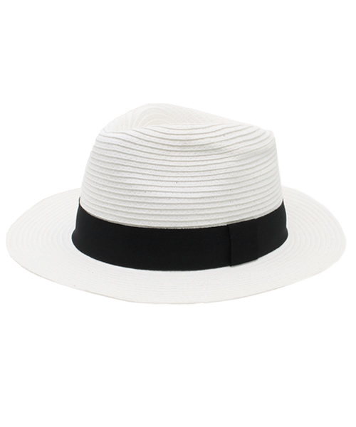 WEGO（ウィゴー）の「WEGO/ツバ広ペーパー中折れハット（ハット・メンズ・ブラック/ホワイト/ベージュ/ネイビー・FREE）」の2枚目の写真