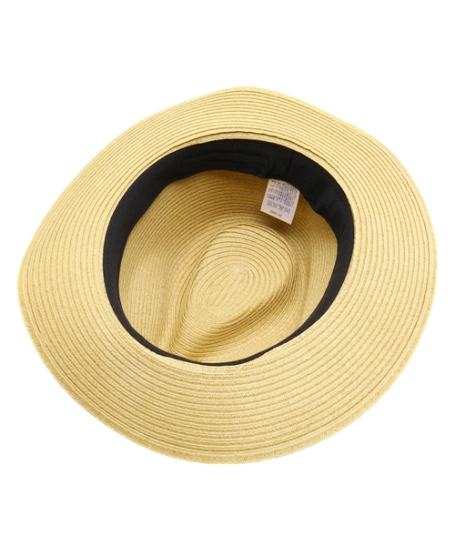 WEGO（ウィゴー）の「WEGO/ツバ広ペーパー中折れハット（ハット・メンズ・ブラック/ホワイト/ベージュ/ネイビー・FREE）」の5枚目の写真