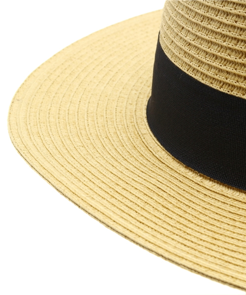 WEGO（ウィゴー）の「WEGO/ツバ広ペーパー中折れハット（ハット・メンズ・ブラック/ホワイト/ベージュ/ネイビー・FREE）」の6枚目の写真