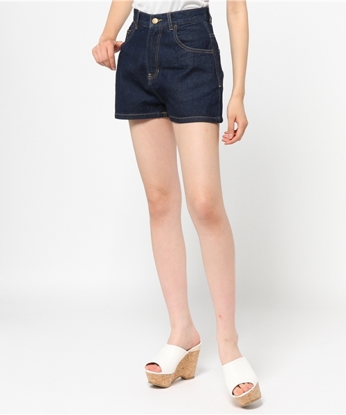 OUTLET（アウトレット）の「【who's who Chico】破レデニムショートパンツ（その他パンツ・レディース・アイボリー/ネイビー/ブルー・MEDIUM/SMALL）」の3枚目の写真