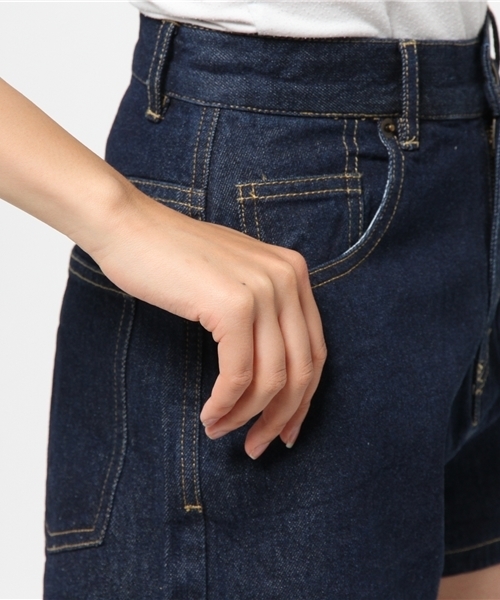 OUTLET（アウトレット）の「【who's who Chico】破レデニムショートパンツ（その他パンツ・レディース・アイボリー/ネイビー/ブルー・MEDIUM/SMALL）」の9枚目の写真
