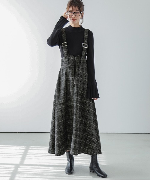 SUGAR BISKET(シュガービスケット)の「ジャンパースカート(スカート・レディース・グレー/ブラック/グレー系その他/グレー系その他2・L/M)」の17枚目の写真