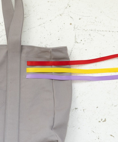 studio CLIP（スタディオクリップ）の「【WEB限定】オトナの推し活トートバッグ（トートバッグ・レディース・グレー/アイボリー・FREE）」の11枚目の写真