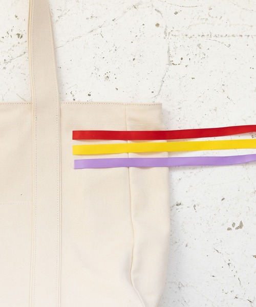 studio CLIP（スタディオクリップ）の「【WEB限定】オトナの推し活トートバッグ（トートバッグ・レディース・グレー/アイボリー・FREE）」の12枚目の写真