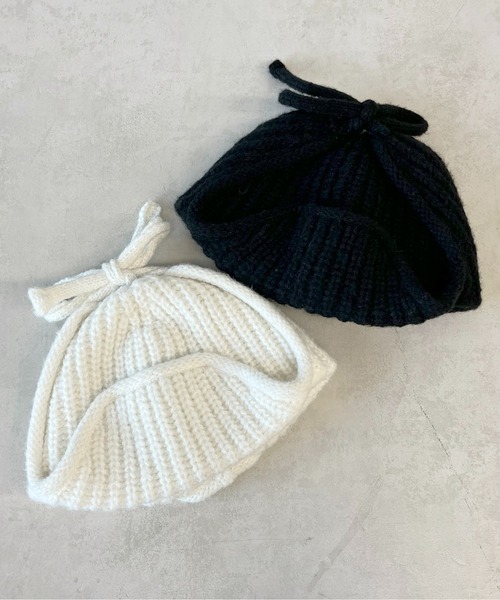 CPCM（シーピーシーエム）の「ニットフライトキャップ（ニットキャップ/ビーニー・メンズ・アイボリー/ブラック・FREE）」の15枚目の写真