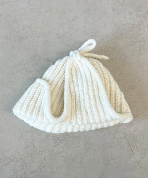 CPCM（シーピーシーエム）の「ニットフライトキャップ（ニットキャップ/ビーニー・メンズ・アイボリー/ブラック・FREE）」の17枚目の写真