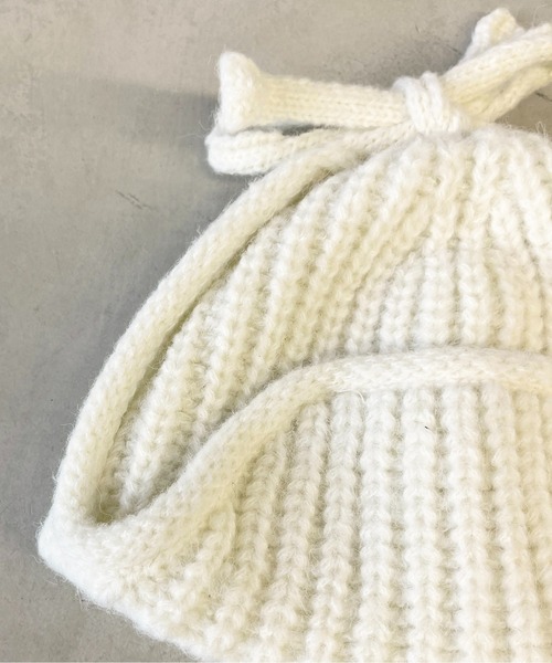 CPCM（シーピーシーエム）の「ニットフライトキャップ（ニットキャップ/ビーニー・メンズ・アイボリー/ブラック・FREE）」の21枚目の写真