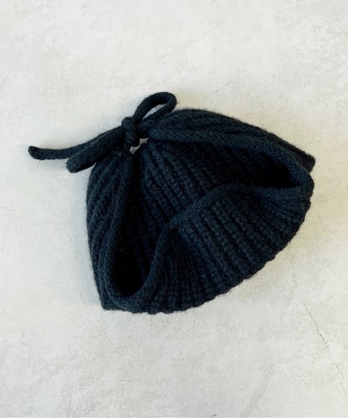 CPCM（シーピーシーエム）の「ニットフライトキャップ（ニットキャップ/ビーニー・メンズ・アイボリー/ブラック・FREE）」の7枚目の写真