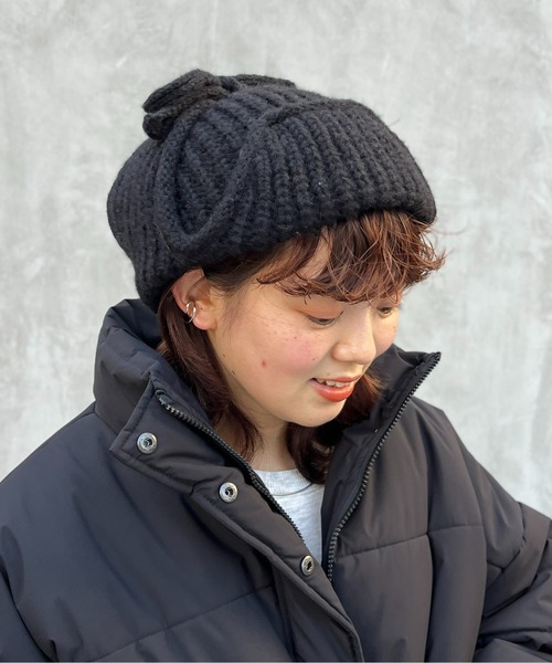 CPCM（シーピーシーエム）の「ニットフライトキャップ（ニットキャップ/ビーニー・メンズ・アイボリー/ブラック・FREE）」の5枚目の写真