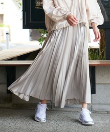 Jines | 箔プリーツロングスカート(スカート)