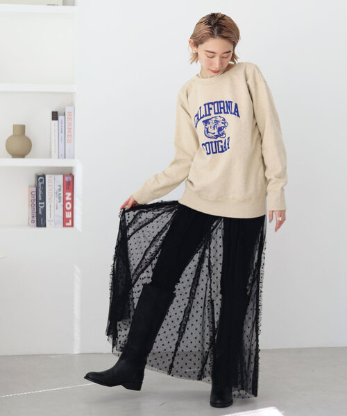 SLOBE IENA（スローブイエナ）の「フレアスカート（スカート・レディース・ブラック・FREE）」の4枚目の写真