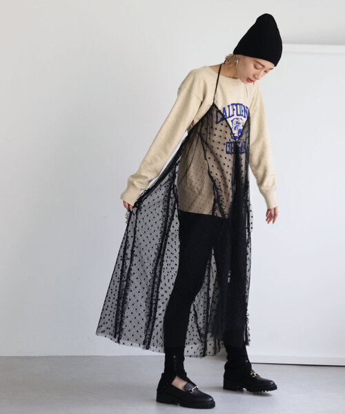 SLOBE IENA（スローブイエナ）の「フレアスカート（スカート・レディース・ブラック・FREE）」の9枚目の写真