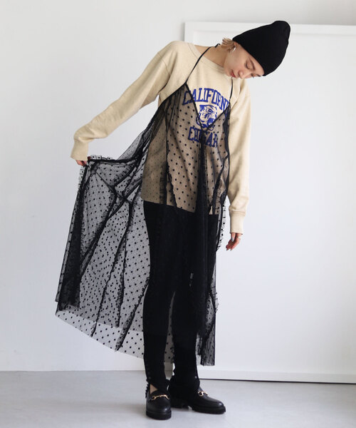 SLOBE IENA（スローブイエナ）の「フレアスカート（スカート・レディース・ブラック・FREE）」の10枚目の写真