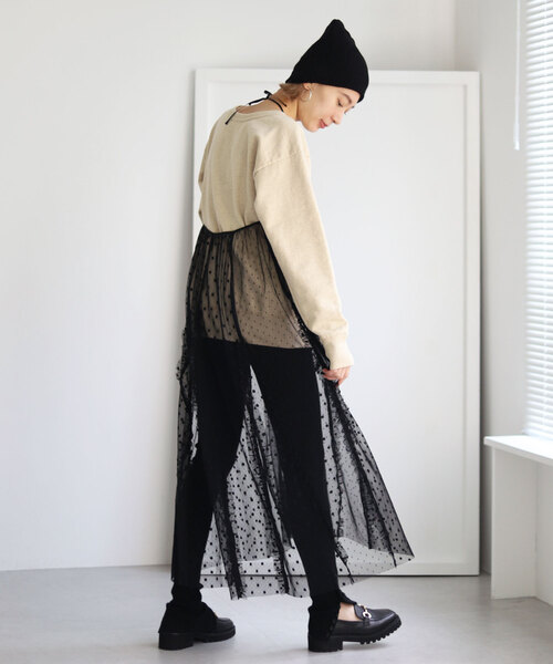 SLOBE IENA（スローブイエナ）の「フレアスカート（スカート・レディース・ブラック・FREE）」の11枚目の写真