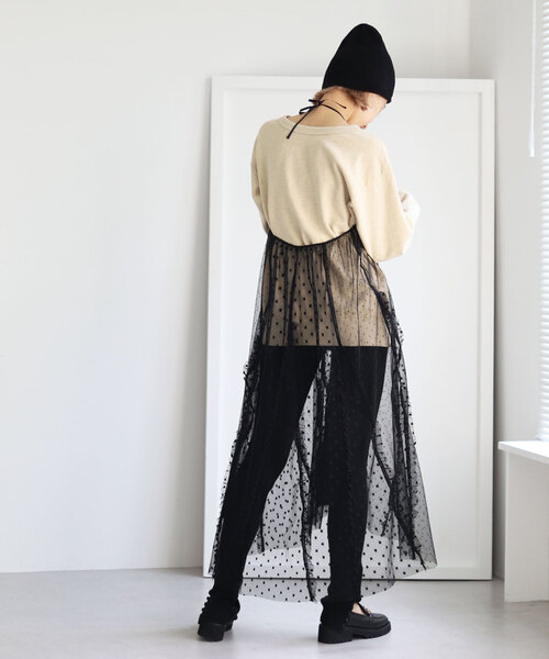 SLOBE IENA（スローブイエナ）の「フレアスカート（スカート・レディース・ブラック・FREE）」の12枚目の写真