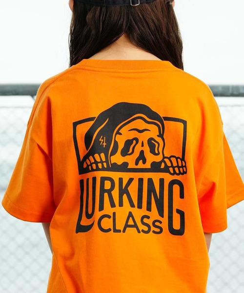 202 PGG 新品タグ付 定価33,000円 シャツブルゾン オレンジ 5 L セール】【ムラサキスポーツ別注】LURKING CLASS/ラーキングクラス