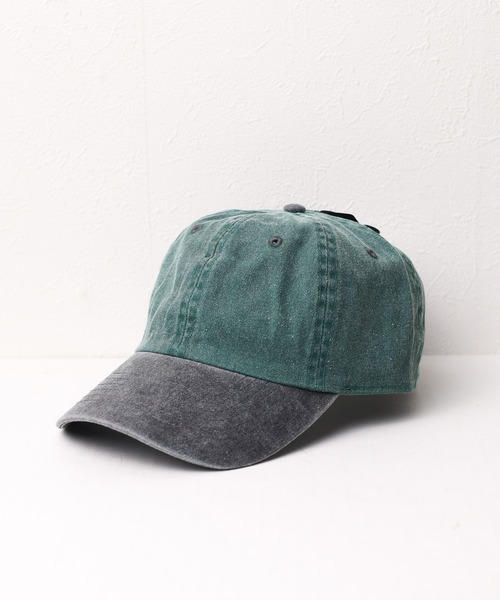 【NEWTONE/ニュートーン】 CAP セール】/newhattan/Baseball Low Cap pigment dyed two tone