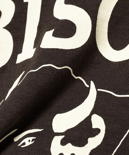 WAREHOUSE（ウエアハウス）の「WAREHOUSE & CO. × BEAMS PLUS / 別注 Lot 4601 Print Tshirt（Tシャツ/カットソー・メンズ・グレー/ナチュラル/オフホワイト/ネイビー/ブラック系その他4/サーモンピンク/グリーン/バーガンディー・XL/L/M/S）」の18枚目の写真