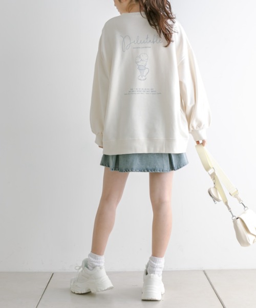 OLIVE des OLIVE(オリーブデオリーブ)の「モチーフアソートスウェット 1041060080(スウェット・レディース・アイボリー/オートミール/ネイビー/オフホワイト・FREE)」の22枚目の写真