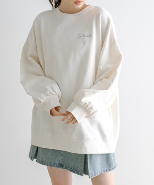 OLIVE des OLIVE(オリーブデオリーブ)の「モチーフアソートスウェット 1041060080(スウェット・レディース・アイボリー/オートミール/ネイビー/オフホワイト・FREE)」の6枚目の写真