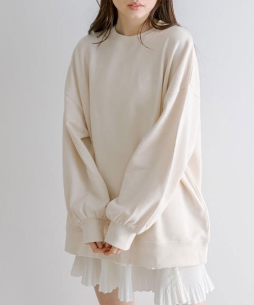 OLIVE des OLIVE(オリーブデオリーブ)の「モチーフアソートスウェット 1041060080(スウェット・レディース・アイボリー/オートミール/ネイビー/オフホワイト・FREE)」の21枚目の写真