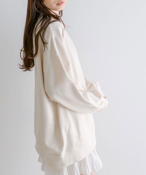 OLIVE des OLIVE(オリーブデオリーブ)の「モチーフアソートスウェット 1041060080(スウェット・レディース・アイボリー/オートミール/ネイビー/オフホワイト・FREE)」の8枚目の写真