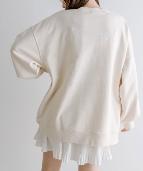 OLIVE des OLIVE(オリーブデオリーブ)の「モチーフアソートスウェット 1041060080(スウェット・レディース・アイボリー/オートミール/ネイビー/オフホワイト・FREE)」の15枚目の写真