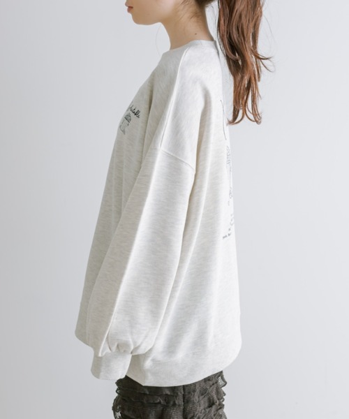 OLIVE des OLIVE(オリーブデオリーブ)の「モチーフアソートスウェット 1041060080(スウェット・レディース・アイボリー/オートミール/ネイビー/オフホワイト・FREE)」の14枚目の写真