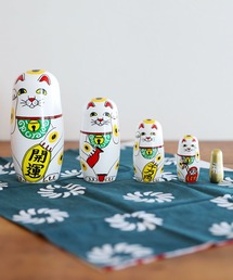 niko and（ニコアンド）の「【LUCKY CAT】招き猫 マトリョーシカ