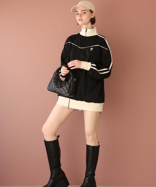 Seemi. byNICECLAUP（ シーミーバイナイスクラップ）の「【Seemi.】サテンロゴ刺繍キャップ（キャップ・レディース・サックスブルー/ピンク/ベージュ・FREE）」の8枚目の写真