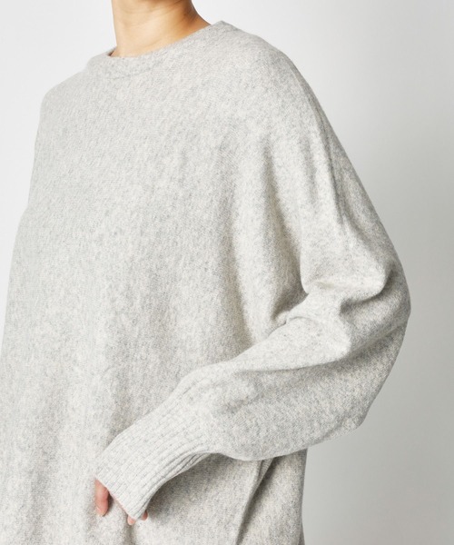 BARNYARDSTORM（バンヤードストーム）の「BARNYARDSTORM / FOX混ドルマンスリーブニット（Tシャツ/カットソー・レディース・オフホワイト/グレー/ブラウン・FREE）」の14枚目の写真