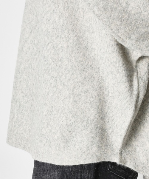 BARNYARDSTORM（バンヤードストーム）の「BARNYARDSTORM / FOX混ドルマンスリーブニット（Tシャツ/カットソー・レディース・オフホワイト/グレー/ブラウン・FREE）」の16枚目の写真