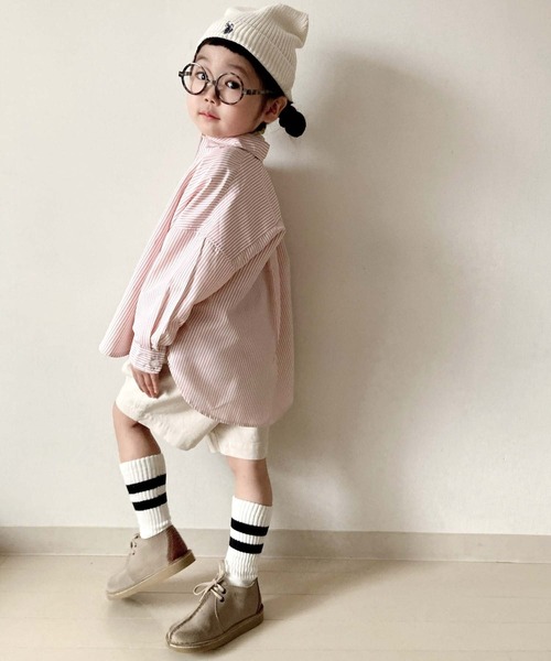 CIAOPANIC TYPY（チャオパニックティピー）の「【WEB限定】【KIDS】【TYPY DENIM】甘織デニムタックショーツ（デニムパンツ・キッズ・アイボリー/ブラック・SMALL/MEDIUM/LARGE/X-LARGE/XX-LARGE）」の17枚目の写真