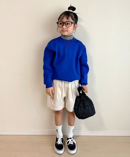 CIAOPANIC TYPY（チャオパニックティピー）の「【WEB限定】【KIDS】【TYPY DENIM】甘織デニムタックショーツ（デニムパンツ・キッズ・アイボリー/ブラック・SMALL/MEDIUM/LARGE/X-LARGE/XX-LARGE）」の19枚目の写真