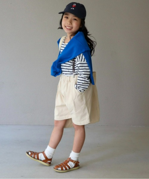 CIAOPANIC TYPY（チャオパニックティピー）の「【WEB限定】【KIDS】【TYPY DENIM】甘織デニムタックショーツ（デニムパンツ・キッズ・アイボリー/ブラック・SMALL/MEDIUM/LARGE/X-LARGE/XX-LARGE）」の21枚目の写真