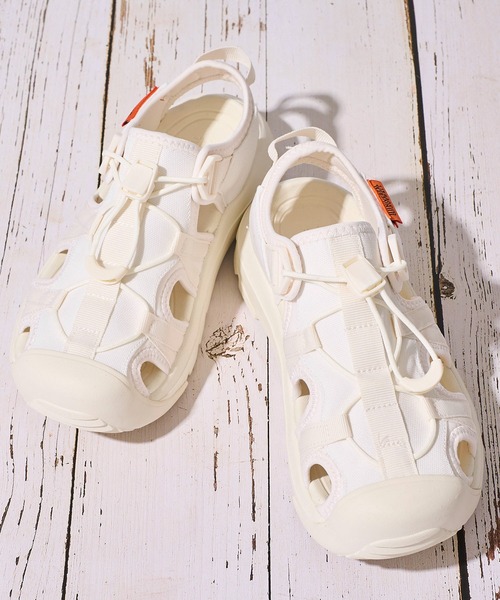 UNIVERSAL OVERALL（ユニバーサルオーバーオール）の「【UNIVERSAL OVERALL】UO32 SANDAL（サンダル・メンズ・ブラック/ベージュ/カーキ/グレー/オフホワイト・SMALL/MEDIUM/LARGE/X-LARGE）」の2枚目の写真